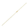 Extendable Bead Chain in 14k Yellow Gold (1.00 mm)