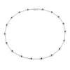 1.98 Carat Genuine Blue Sapphire .925 Sterling Silver Necklace