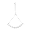 Sterling Silver Diamond Woven Heart Bolo Bracelet (0.1 cttw, H-I Color, I2-I3 Clarity)