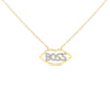 14K Yellow Gold Plated Silver 1/4 Cttw Diamond 