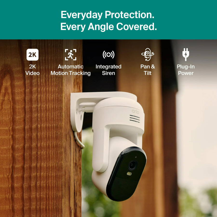 Arlo (VMC3083-100NAS) Cámara de seguridad robótica Essential blanca (NUEVA)
