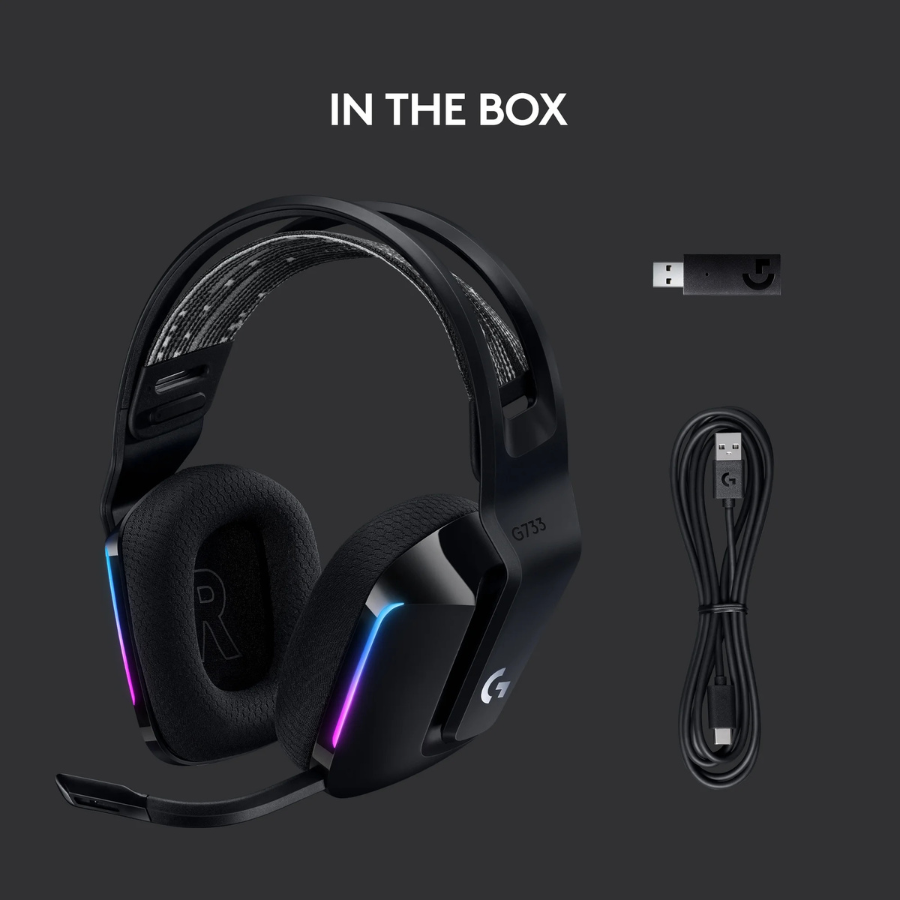 Logitech G733 Lightspeed Wireless PC Gaming Headset (NEW)