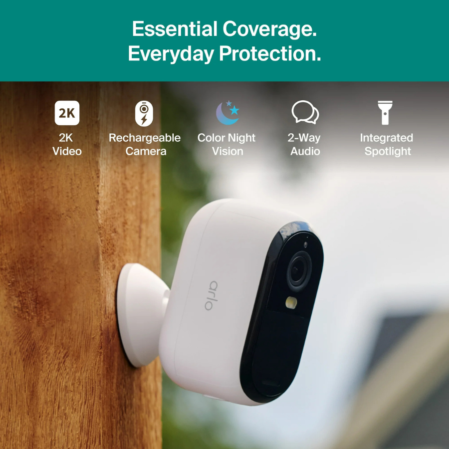 Arlo Essential Security Camera 3rd Gen (2025) (VMC3080-100NAS) (VMC3280-100NAS) (NEW)