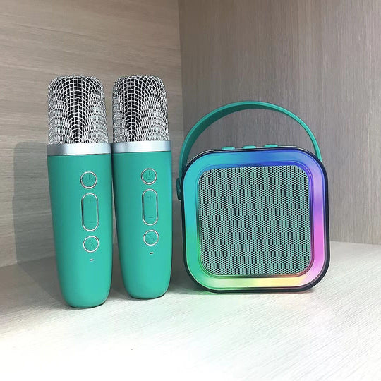 All-In-One Bluetooth Speaker with Dedicated Handheld Microphones