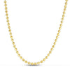 Moon Cut Bead Chain in 14k Yellow Gold (4.00 mm)