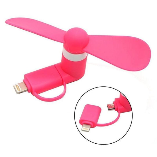 Type-C Phone Mini Fan - Low Noise, High Speed