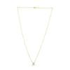 14k Yellow Gold MOP Evil Eye Necklace