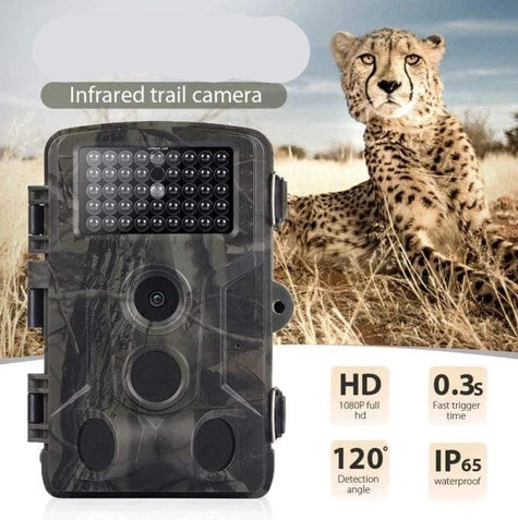 Waterproof Hunting Trail Camera with HD Screen and Triple-Motion Sensors