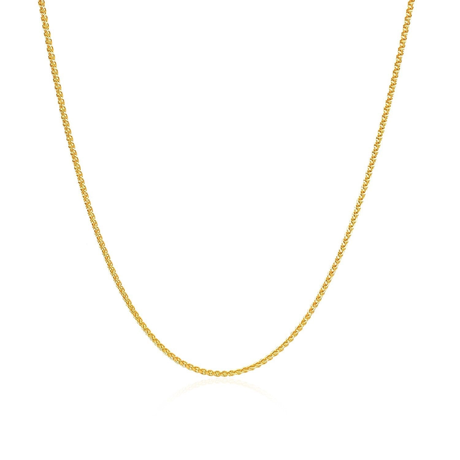 Cadena Trigo de Oro Amarillo de 10k y 1.0mm