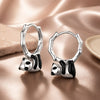 S925 Sterling Silver Enamel Earrings for Women