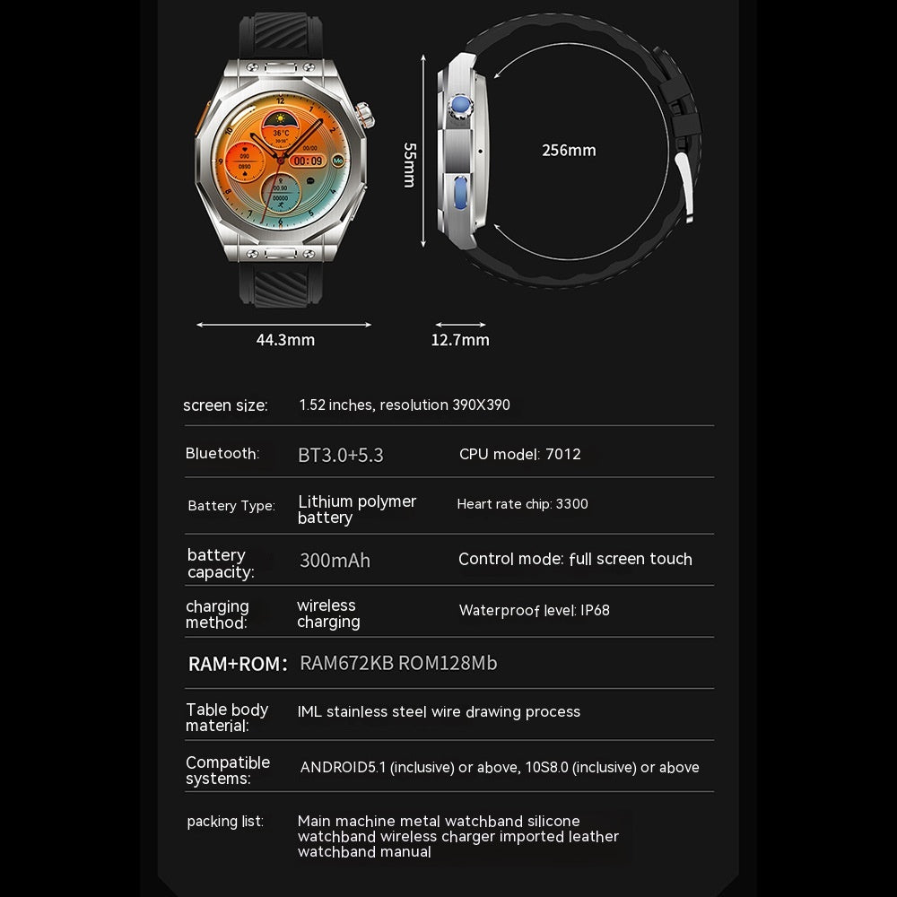 G-Shock Steel Series - Rugged Waterproof Smart Watch - Advanced Health and Fitness Companion