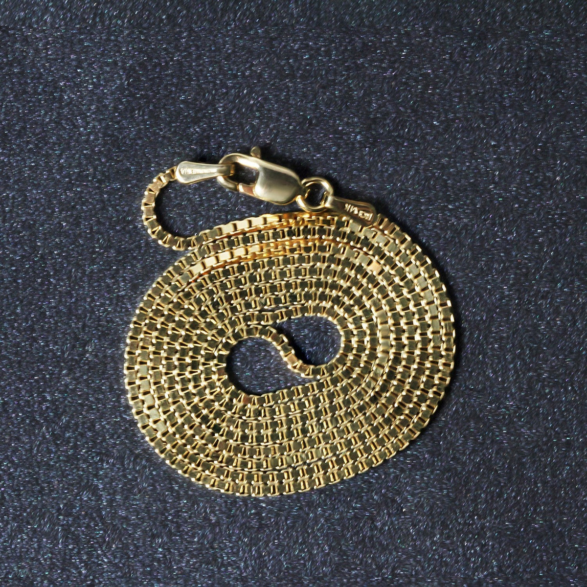 Cadena Clásica de Oro Amarillo de 14k, 1.1mm