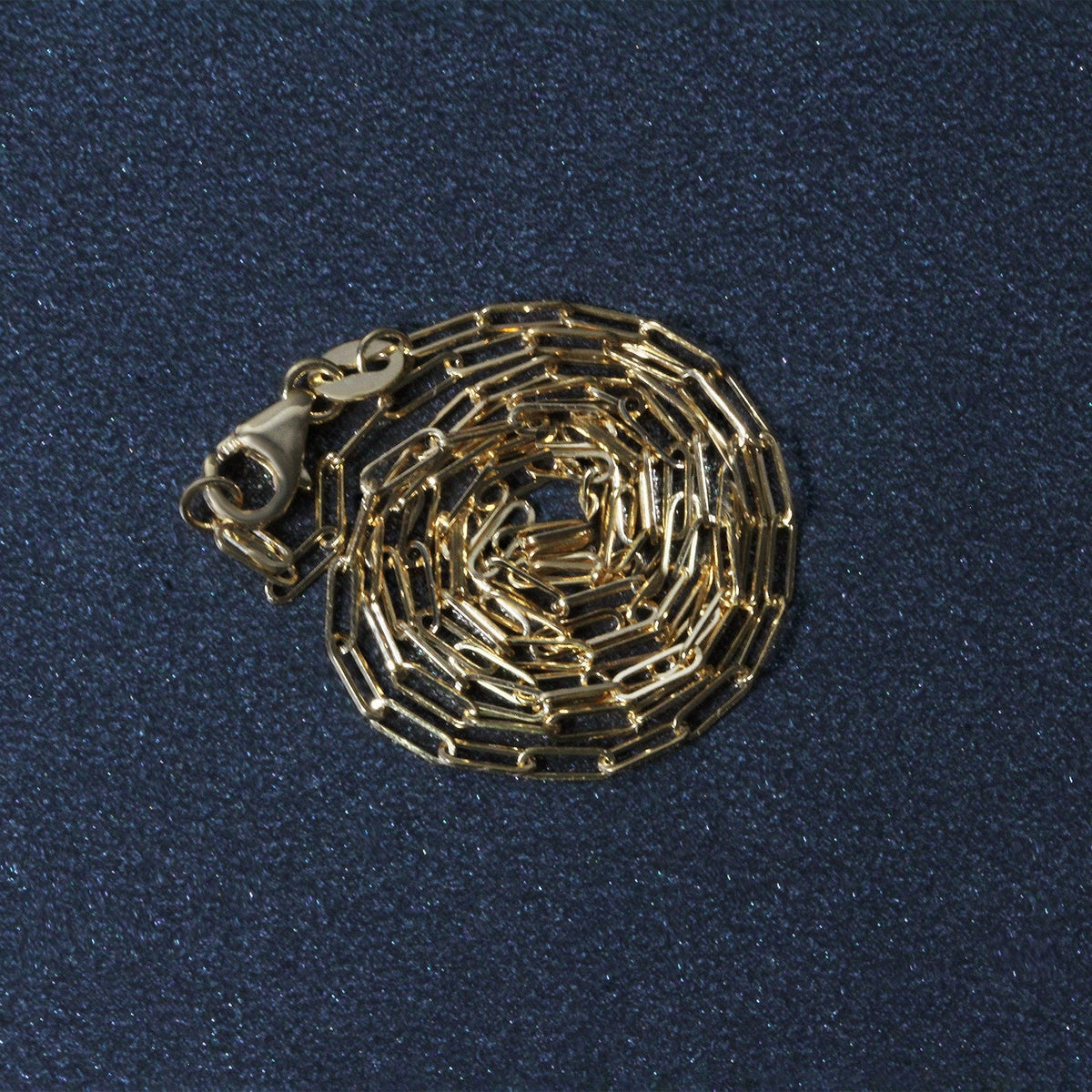 Cadena de eslabones de oro amarillo de 18K (1.50 mm)