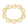 14k Yellow Gold High Polish Mariner Link Bracelet  (13.80 mm)