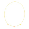 14k Yellow and Rose Gold Mom Necklace
