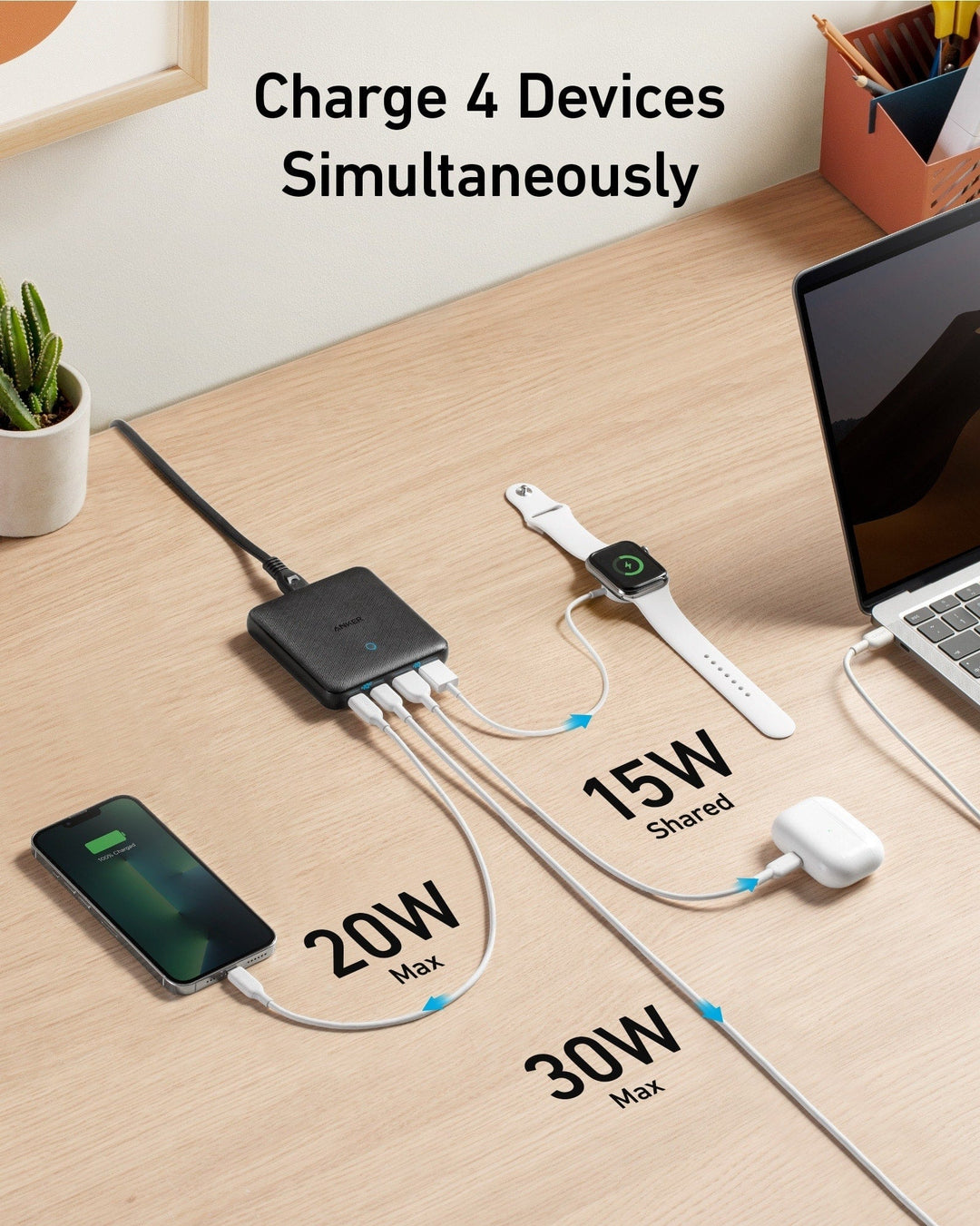Anker <b>543</b> Зарядное устройство (65W II)