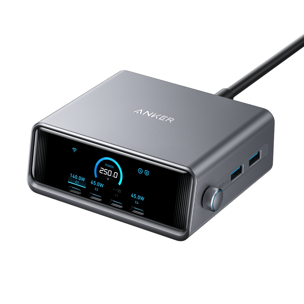Cargador Anker Prime (250 W, 6 puertos, GaNPrime)