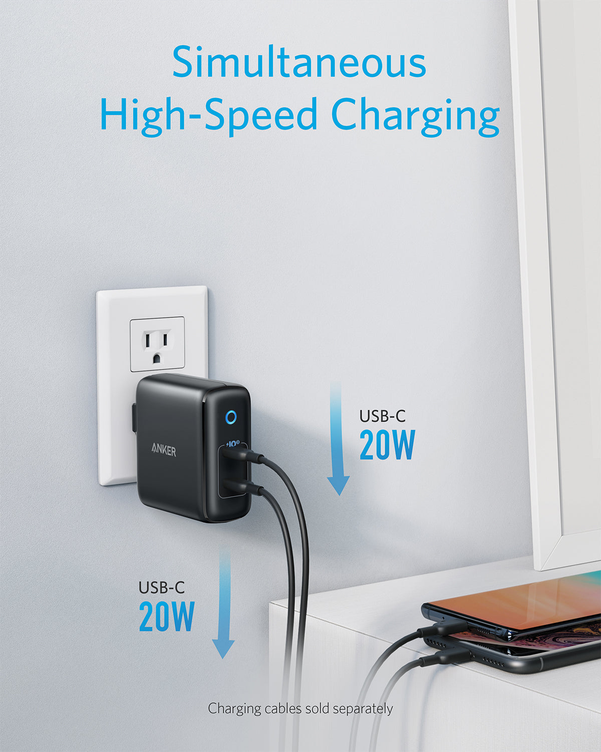 Anker <b>324</b> Cargador (40W)