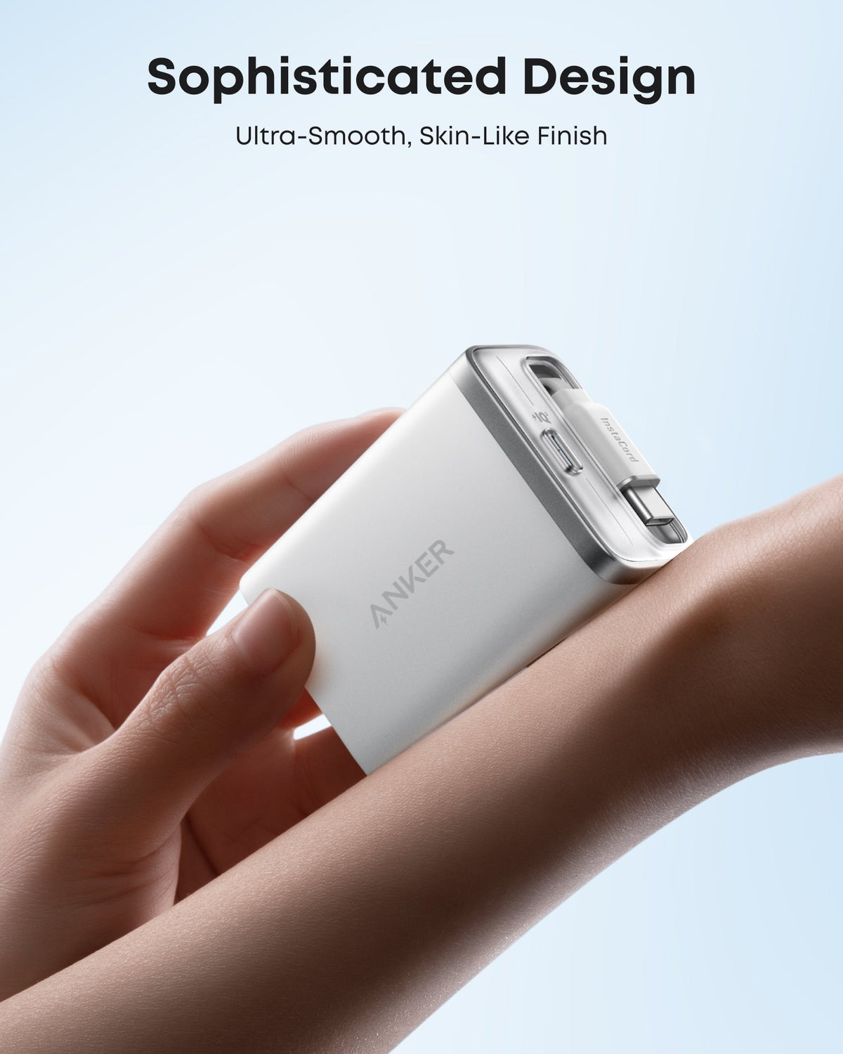 Cargador Anker Nano (35 W, cable USB-C retráctil integrado)