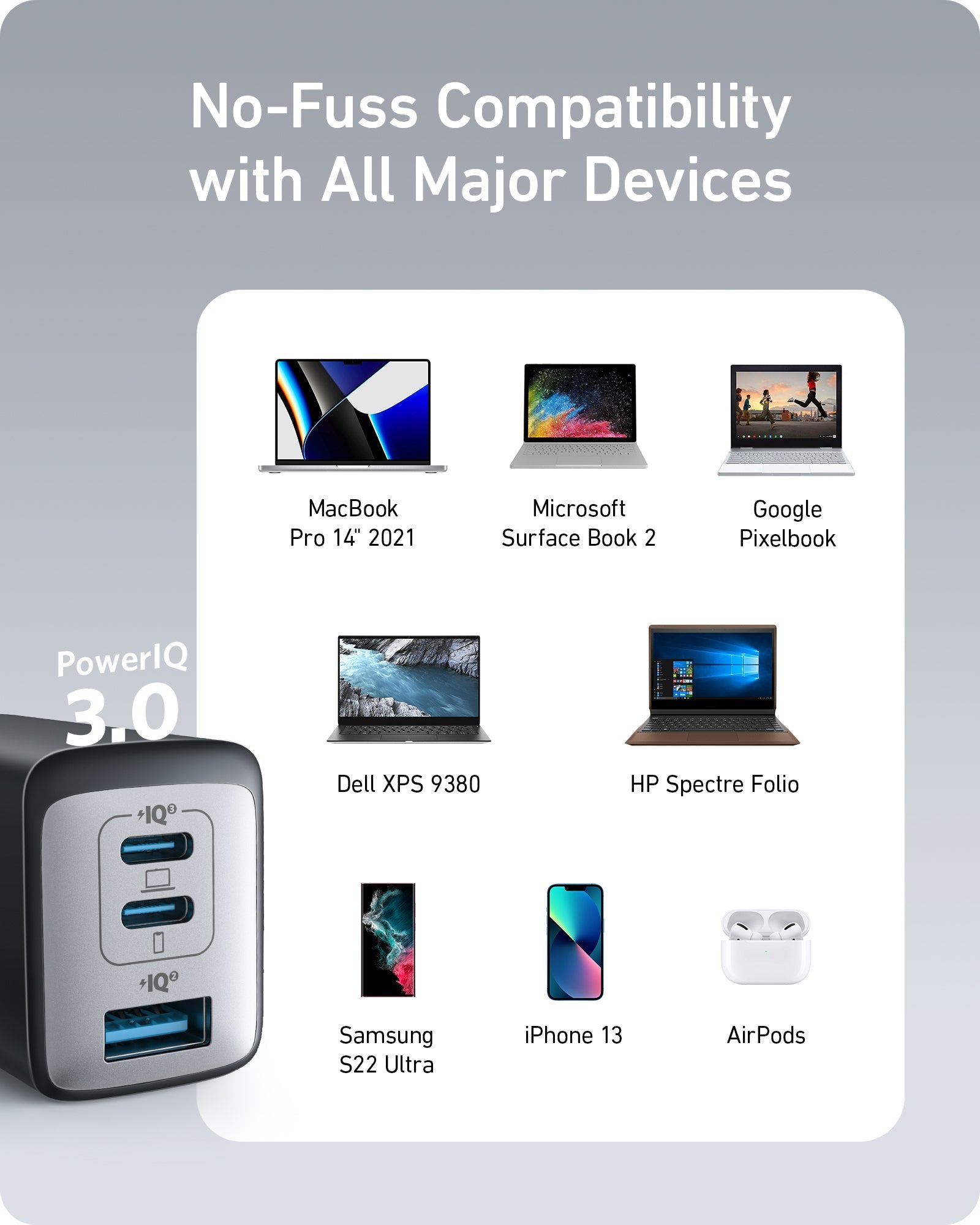 Anker <b>735</b> Зарядное устройство (Nano II 65W) (2 шт.)