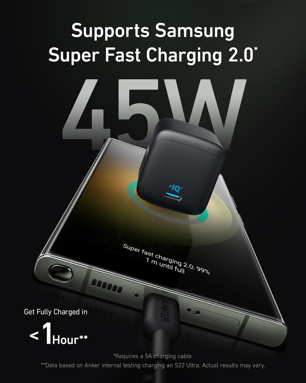 Anker <b>313</b> Charger (Ace, 45W)