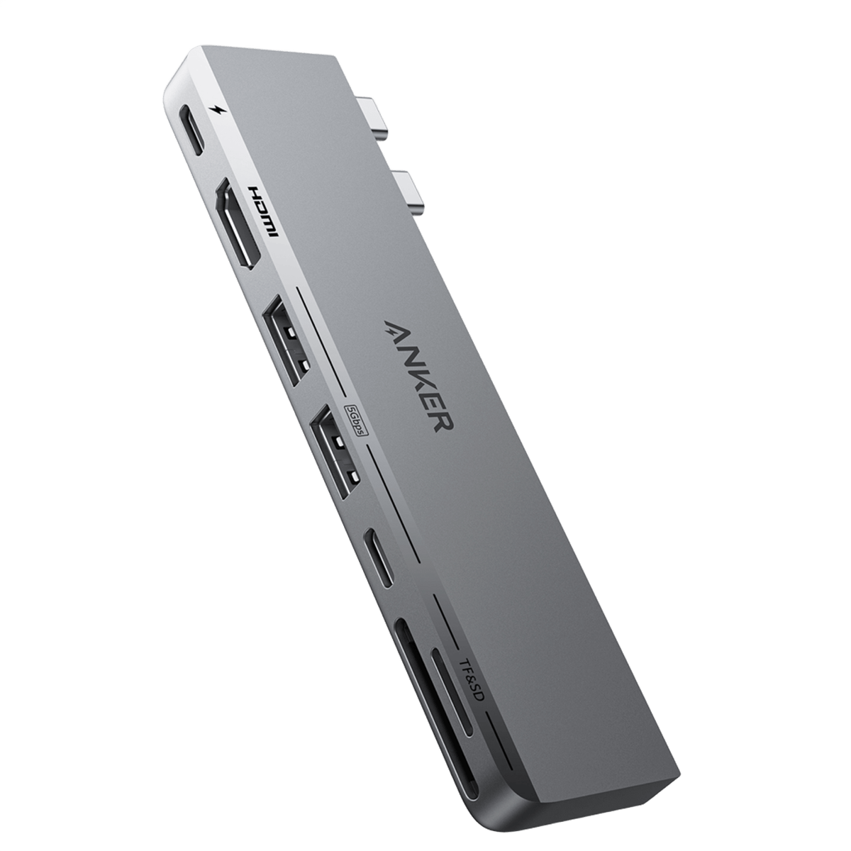 Anker <b>547</b> USB-C концентратор (7-в-2, для MacBook)