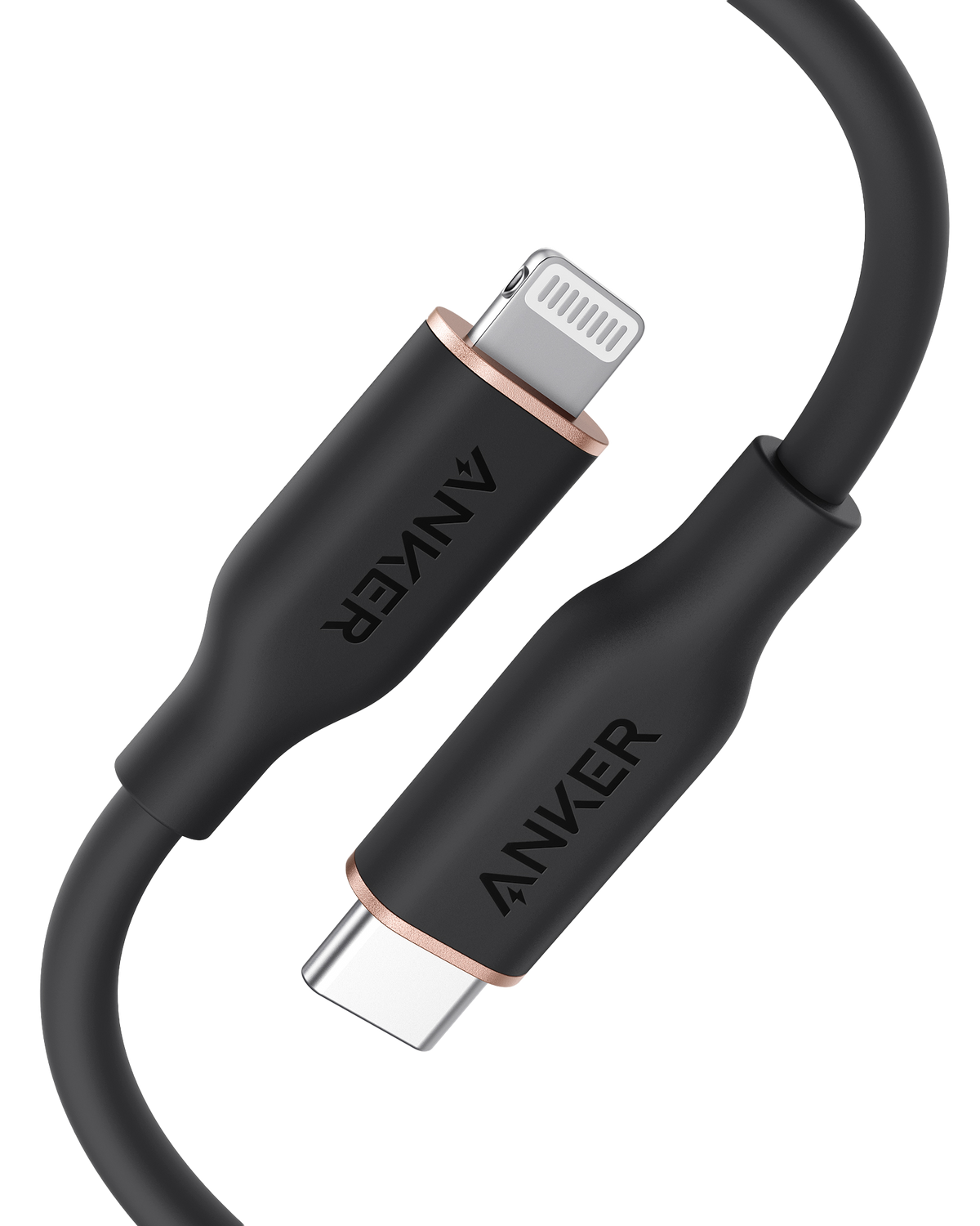 Cable Anker <b>641</b> USB-C a Lightning (Flow, silicona)