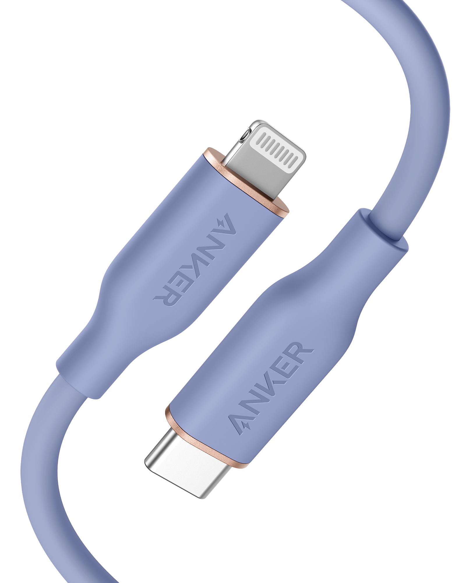 Cable Anker <b>641</b> USB-C a Lightning (Flow, silicona)