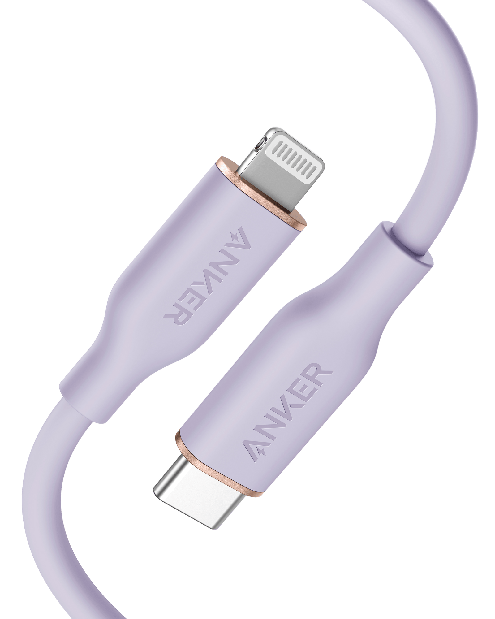 Cable Anker <b>641</b> USB-C a Lightning (Flow, silicona)