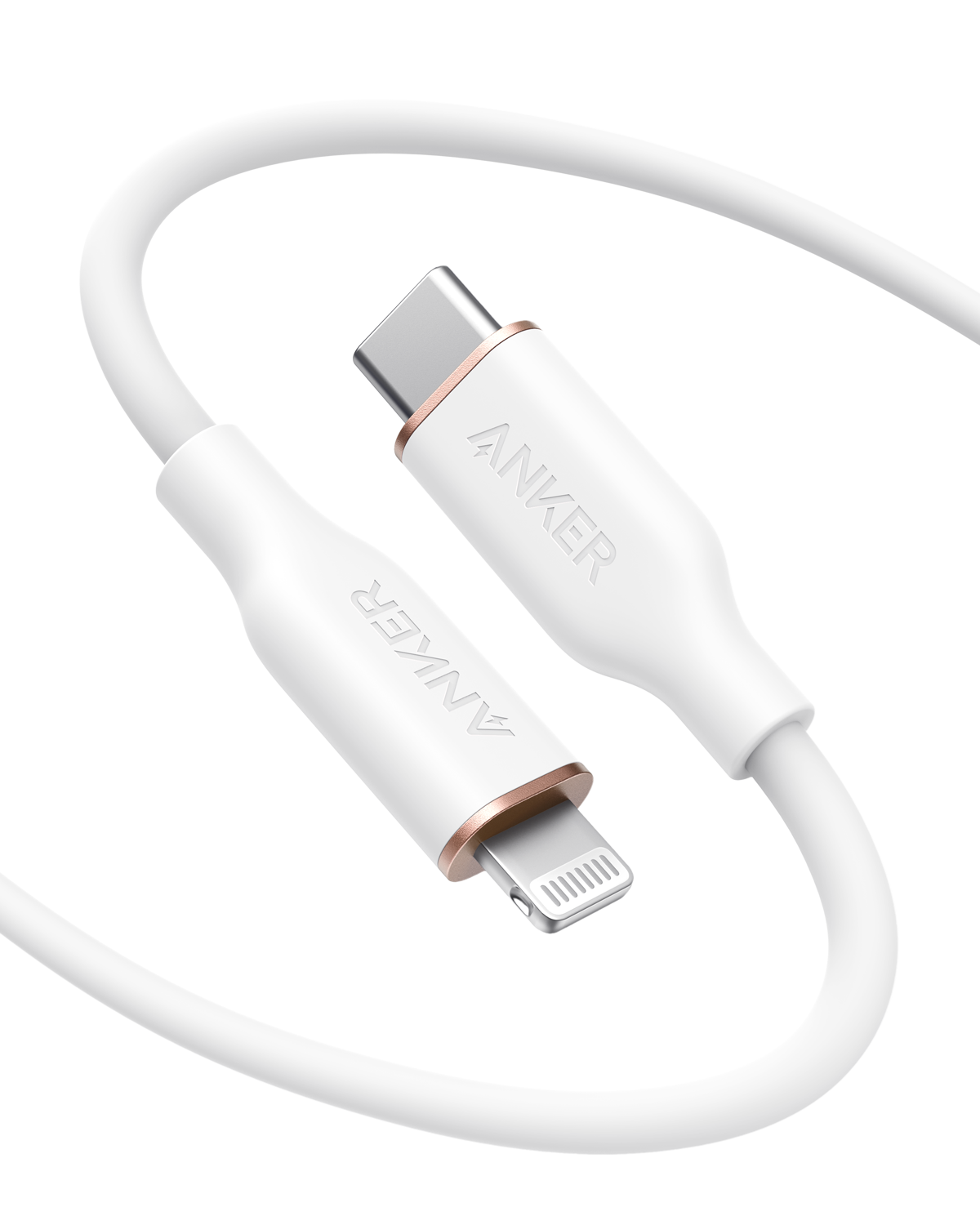 Cable Anker <b>641</b> USB-C a Lightning (Flow, silicona)