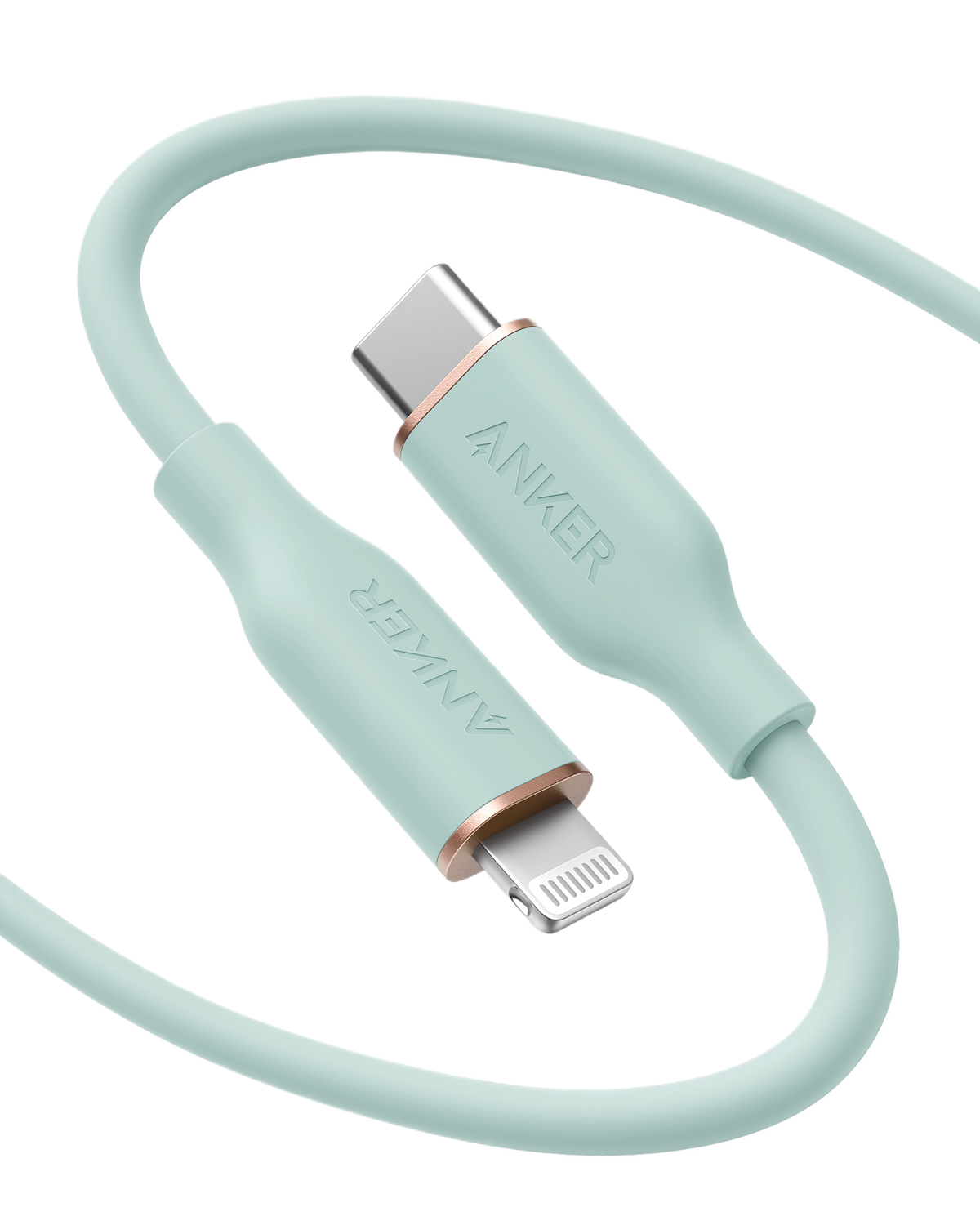 Anker <b>641</b> Cable USB-C a Lightning (Flow, 0.9 m de silicona)