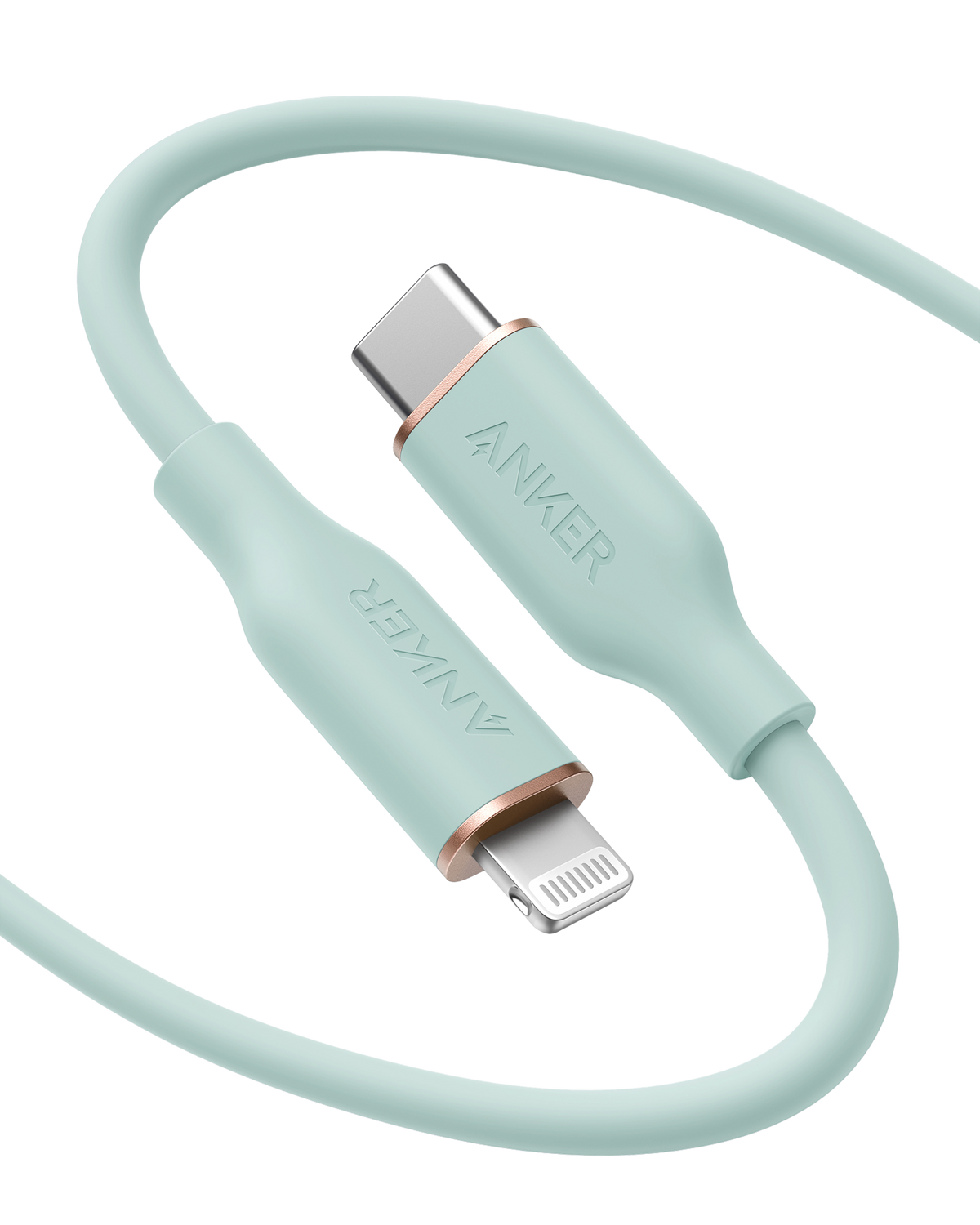 Cable Anker <b>641</b> USB-C a Lightning (Flow, silicona)