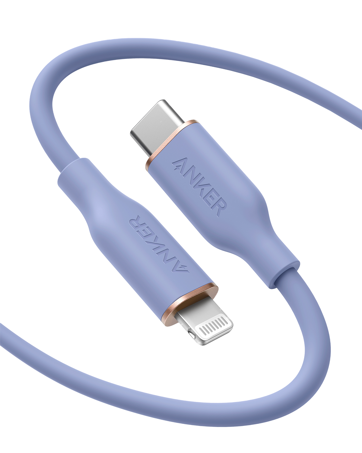 Cable Anker <b>641</b> USB-C a Lightning (Flow, silicona)
