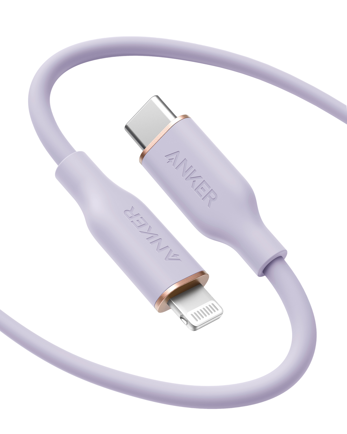 Cable Anker <b>641</b> USB-C a Lightning (Flow, silicona)