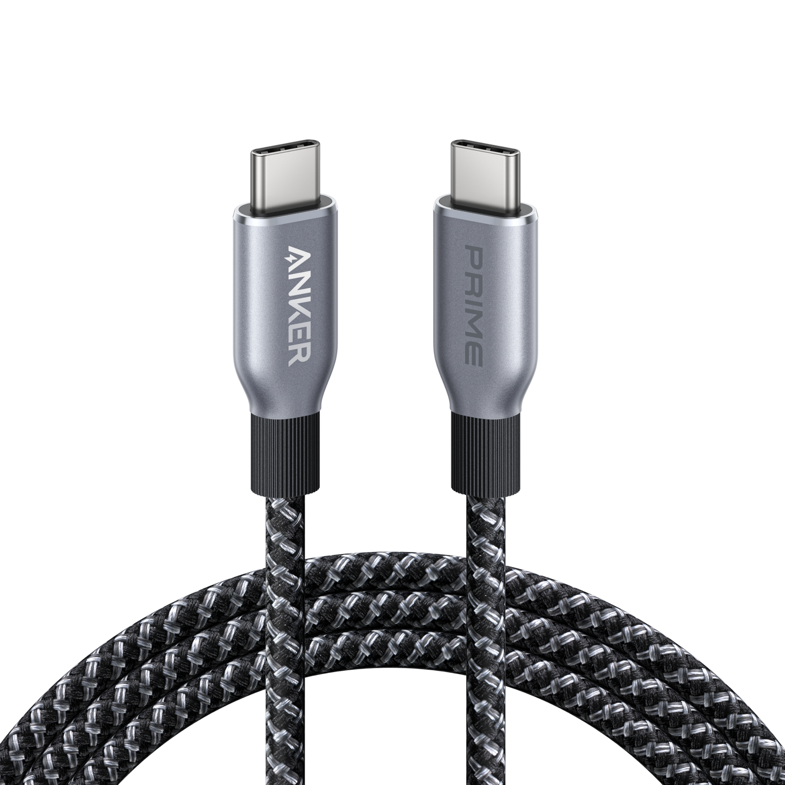 Кабель Anker Prime USB-C — USB-C (240 Вт, оплетка из переработанных материалов)