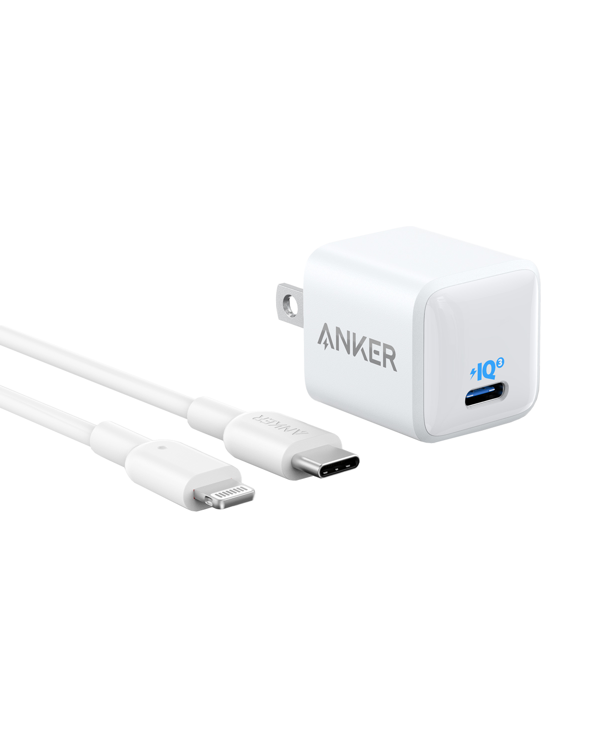 Cargador Anker <b>511</b> (Nano) con cable USB-C a Lightning