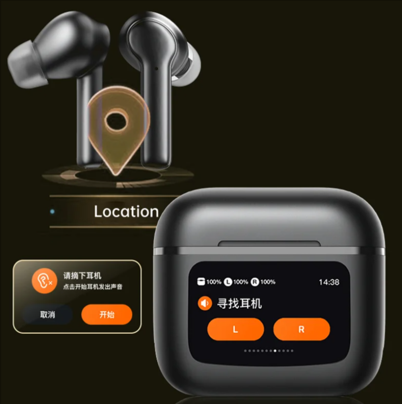 T68 Tour Pro 2 - ANC True Wireless Bluetooth - Сенсорный экран LED Smart Case 