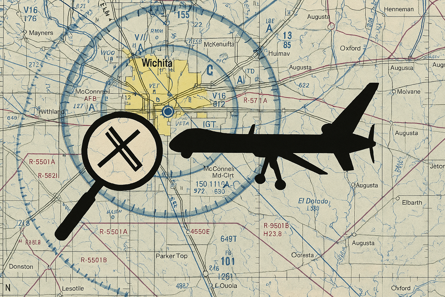 Paquete de entrenamiento con simulador de dominio del espacio aéreo según la Parte 107 de la FAA