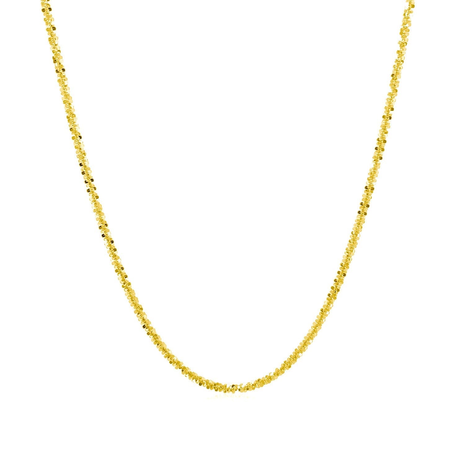 Cadena de Oro Amarillo de 14k con Brillo de 1,5mm