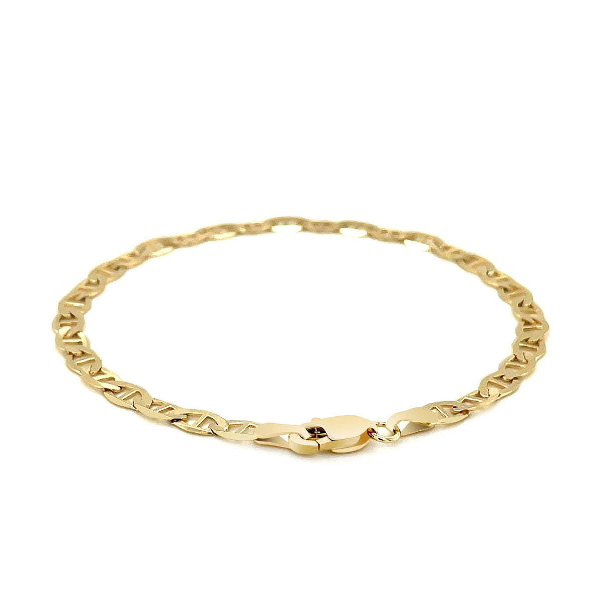 Pulsera Mariner de oro amarillo de 14k de 4,5mm