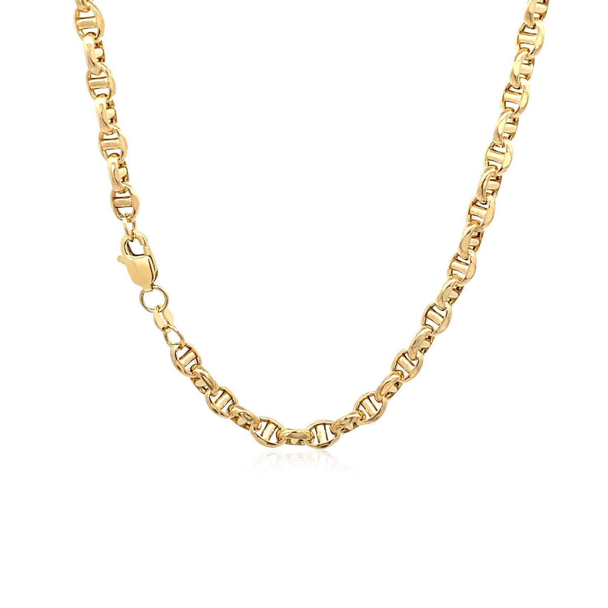Cadena Ancla de Oro Amarillo 14k de 4.5mm