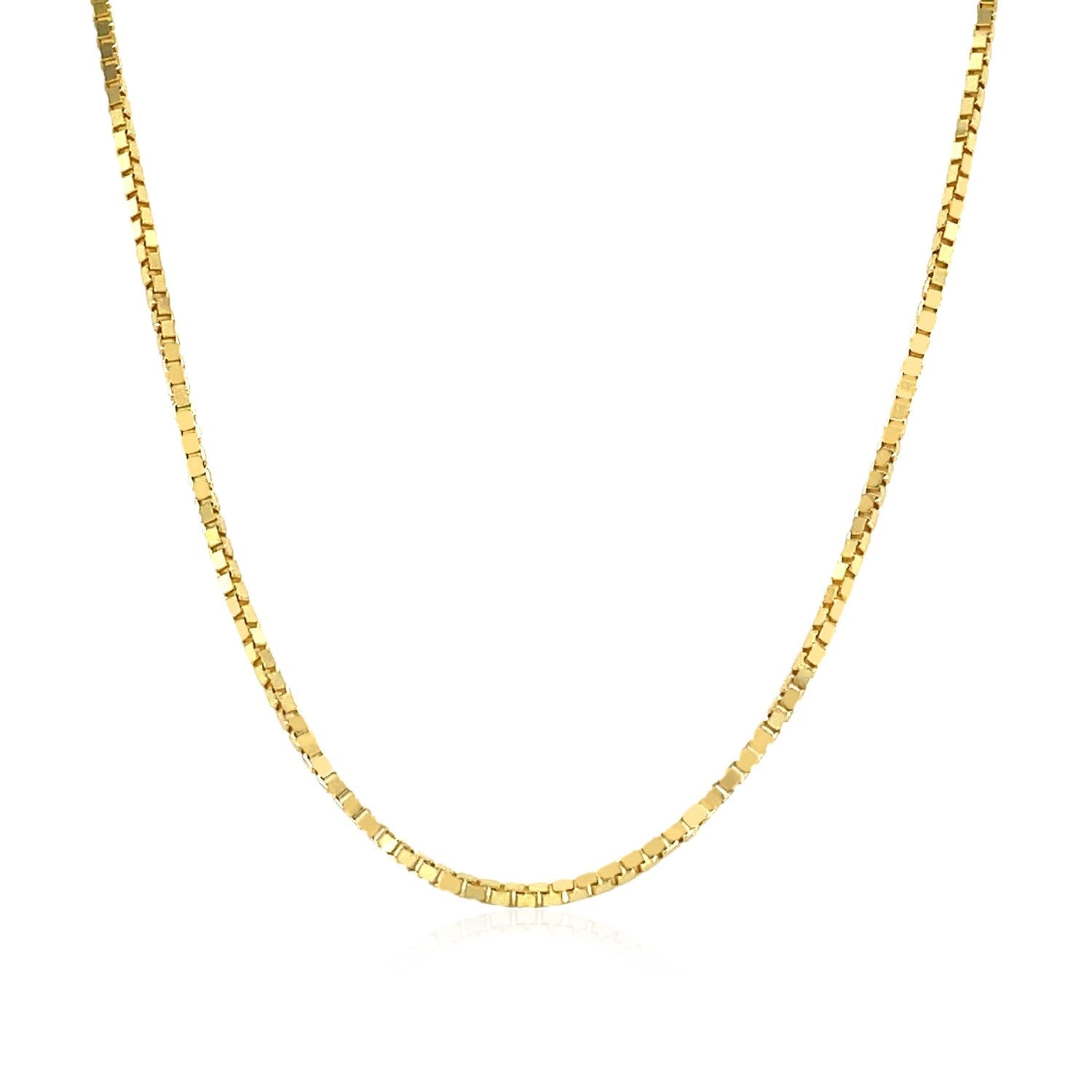 Cadena Clásica de Oro Amarillo de 14k, 1.1mm