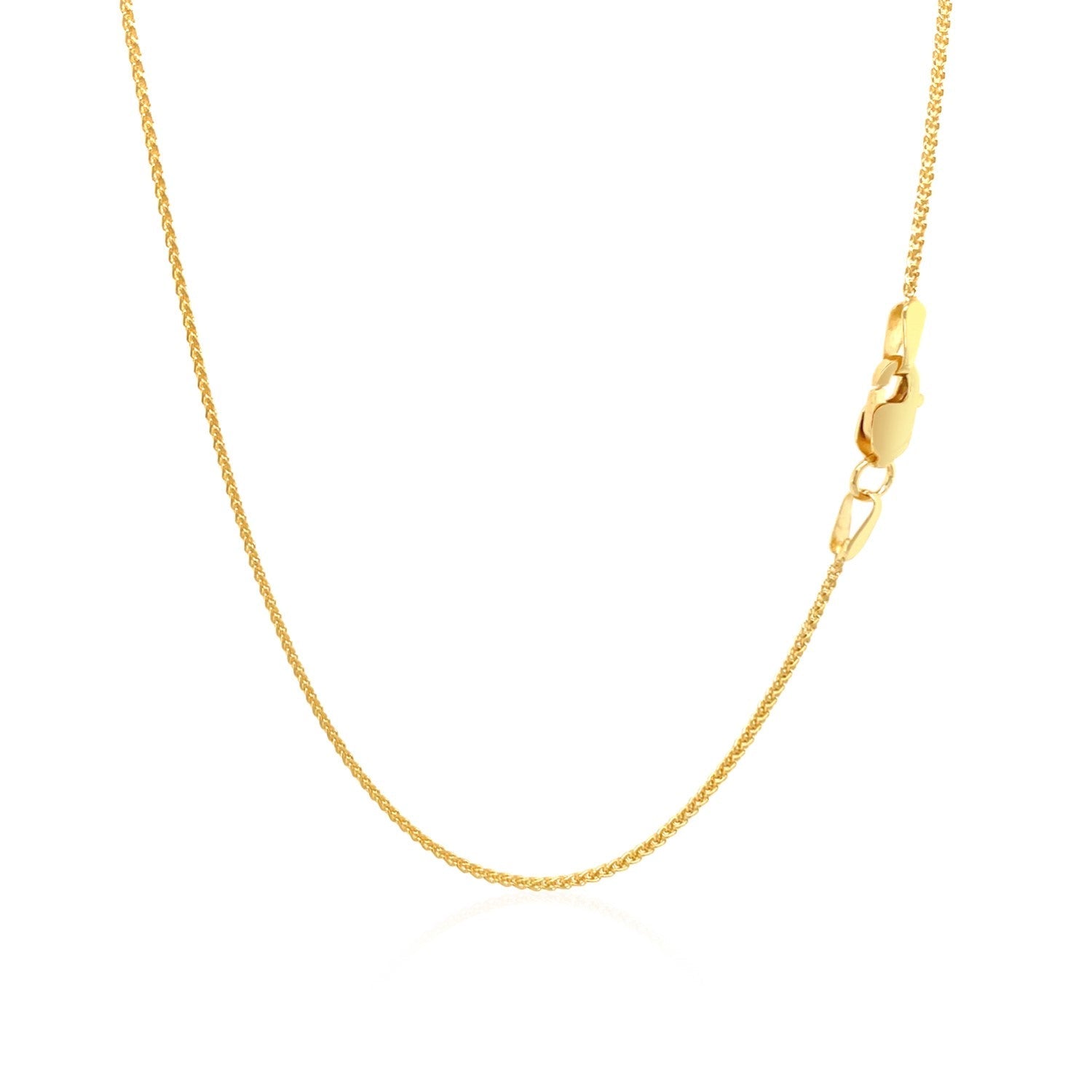 Cadena Trigo de Oro Amarillo de 10k y 1.0mm
