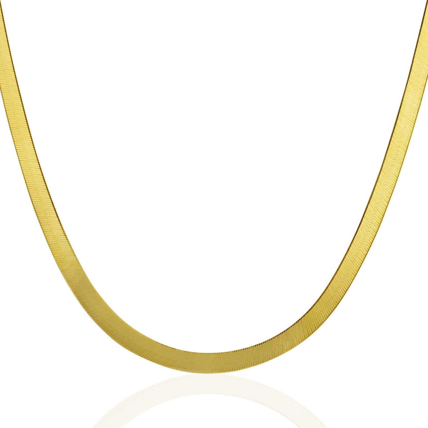 Cadena cola de milano Super Flex de 5,0 mm de oro amarillo de 14k