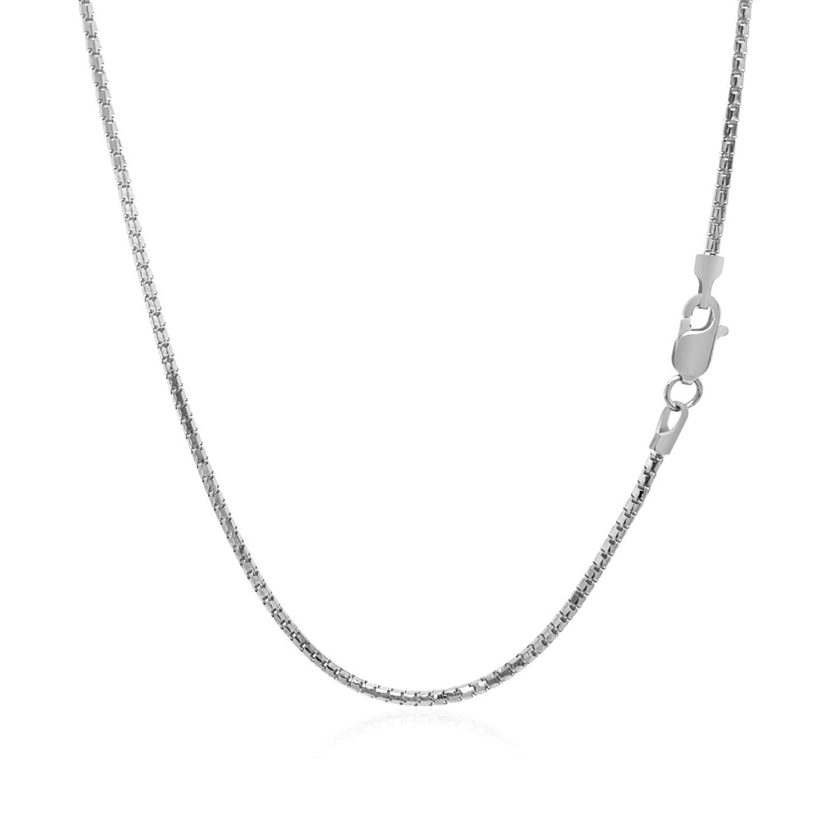Cadena de oro blanco de 14k tipo 'Ice' de 1.3 mm
