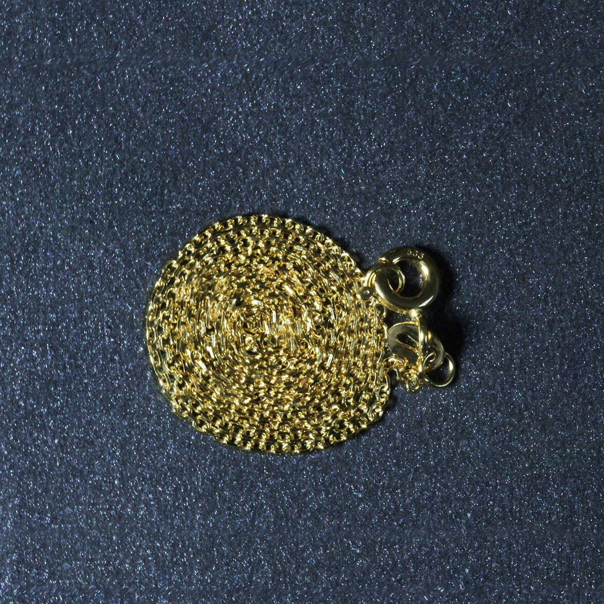 Cadena de Eslabones de Cable con Corte de Diamante de Oro Amarillo de 14k 1.1mm