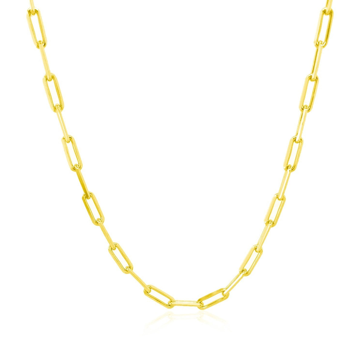 Cadena de eslabones de oro amarillo de 18 K (2.50 mm)