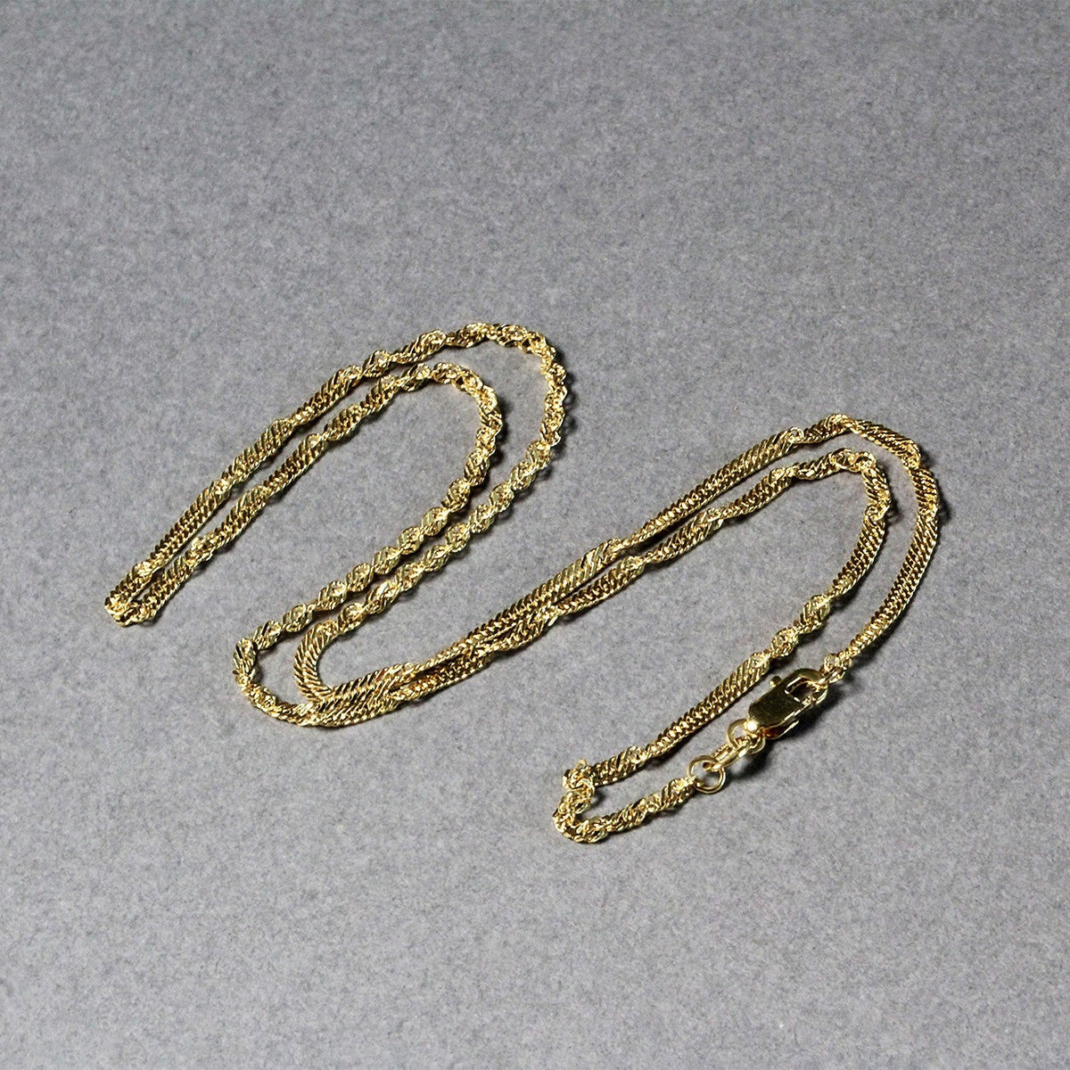 Cadena Singapur de Oro Amarillo de 10k (1.80 mm)