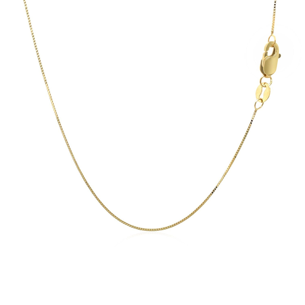 Cadena Clásica de Oro Amarillo de 14k, 0.45mm