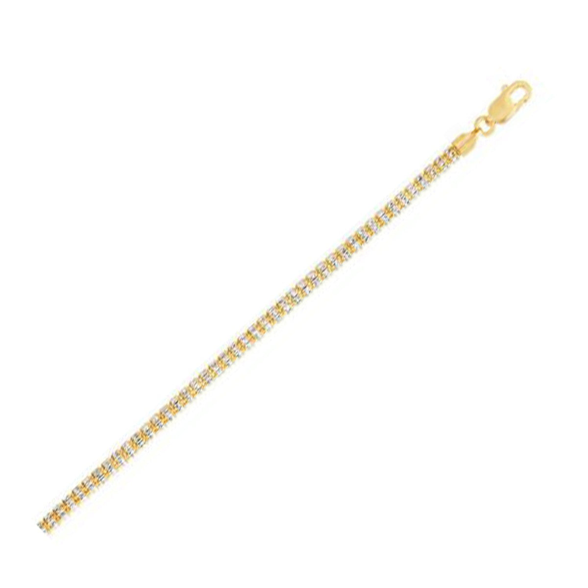 Cadena Ice Barrel en oro amarillo de 14k (3.23 mm)